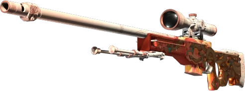 AWP Desert Hydra skin featuring a green serpent design on a sand body