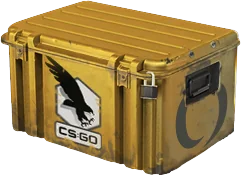Арт кейса CS2 Clutch с зелёными акцентами