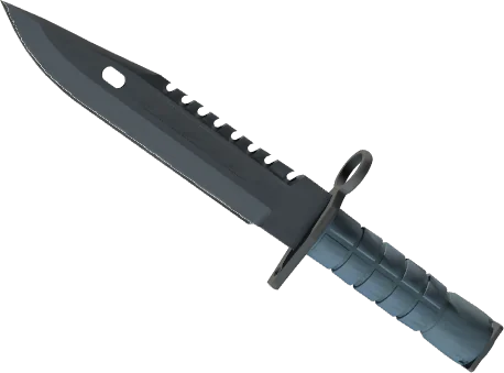 M9 Bayonet Night knife with a matte dark blue blade