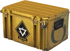CS2 Revolution Case container with a purple and teal palette